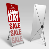 X Stand Banner print